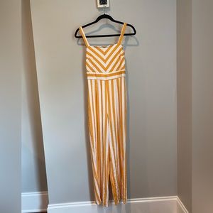 Mi Ami Striped Jumpsuit